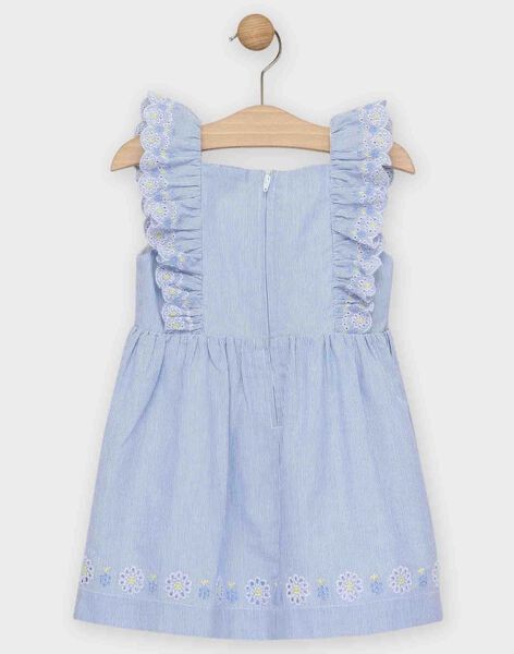 Blau Weiss Gestreiftes Kleid Madchen Kleid Enfant Sergentmajor