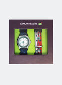 Green wrist watch with 2 straps SMAAC0002 / 21J7GG21MON099