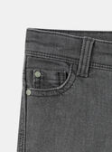 Grey denim JEANS LADIMAGE / 24H3PGQ1JEAK004