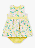 Set mit Wendekleid und Bloomer in Gelb und Lila LAALYSE / 24H1BFI1ROB116