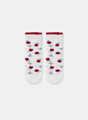 3er-Pack Socken gestreift, gemustert oder einfarbig, Baby Mädchen NAGERTRUDE / 25H4BFP1LC3001