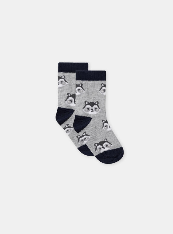 Socken, grau meliert Jacquard NAIRWAN / 25H4BGP1SOQJ920