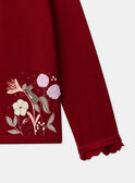 Red TEE SHIRT LS LALUNETTE / 24H2PFR2TMLF506
