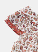 Terrakottafarbenes Patchwork-Kleid KANORA / 24E1BFE1ROB001