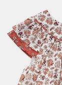 Terrakottafarbenes Patchwork-Kleid KANORA / 24E1BFE1ROB001