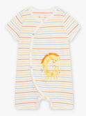 Baby Junge ecru gestreifter Strampler CEILAN / 22E5BG53GRE001