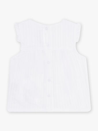 Weiße Bluse für Baby Mädchen CYCOCO / 22E1BF21CHE000