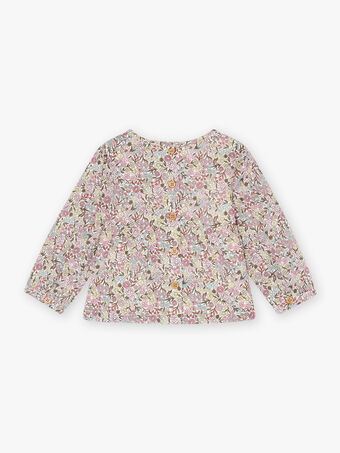 Baby Mädchen Popeline Bluse mit Blumendruck CADORY / 22E1BFB1CHED315