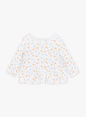 Badeshirt in Ecru mit Blumenprint KITIANA / 24E4BFG1TUV001