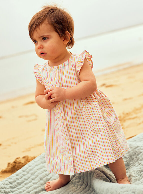 Baby Mädchen Ecru Kleid CASIMONE / 22E1BFN2ROB811