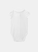 Ecrufarbener Body mit besticktem Kragen  KAFAUSTINE / 24E1BFL1BOD001