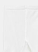 Ecru Strumpfhose mit Blumen- und Bienenmotiven KABRIANNA / 24E4BF32COL001