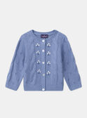 Greyish blue CARDIGAN MADORICE / 25E1BF81CAR205