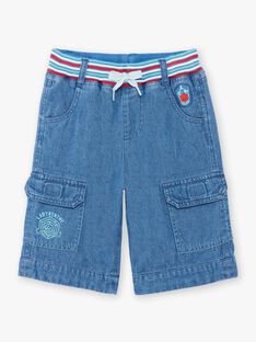 Denim-Bermuda-Shorts mit Taschen ZABILAGE / 21E3PGJ2BER721