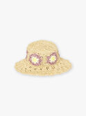 Strohhut in Beige LACHETTE / 24H4PFI1CHA009