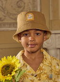 Straw yellow HAT MLABOBAGE / 25E4PGK2CHA104
