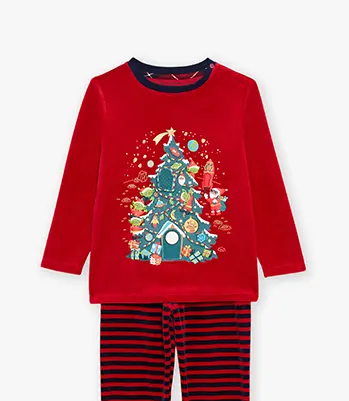 Pyjama de Noël en velours – 25,99€